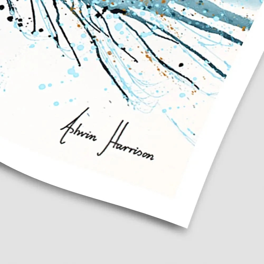 Golden Night Tree Art Print Golden Night Tree Art Print wall art product Ashvin Harrison