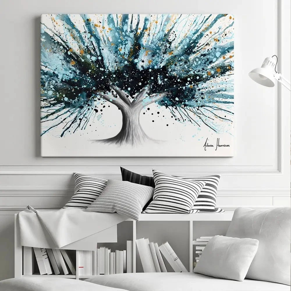 Golden Night Tree Canvas Print Golden Night Tree Canvas Print wall art product Ashvin Harrison