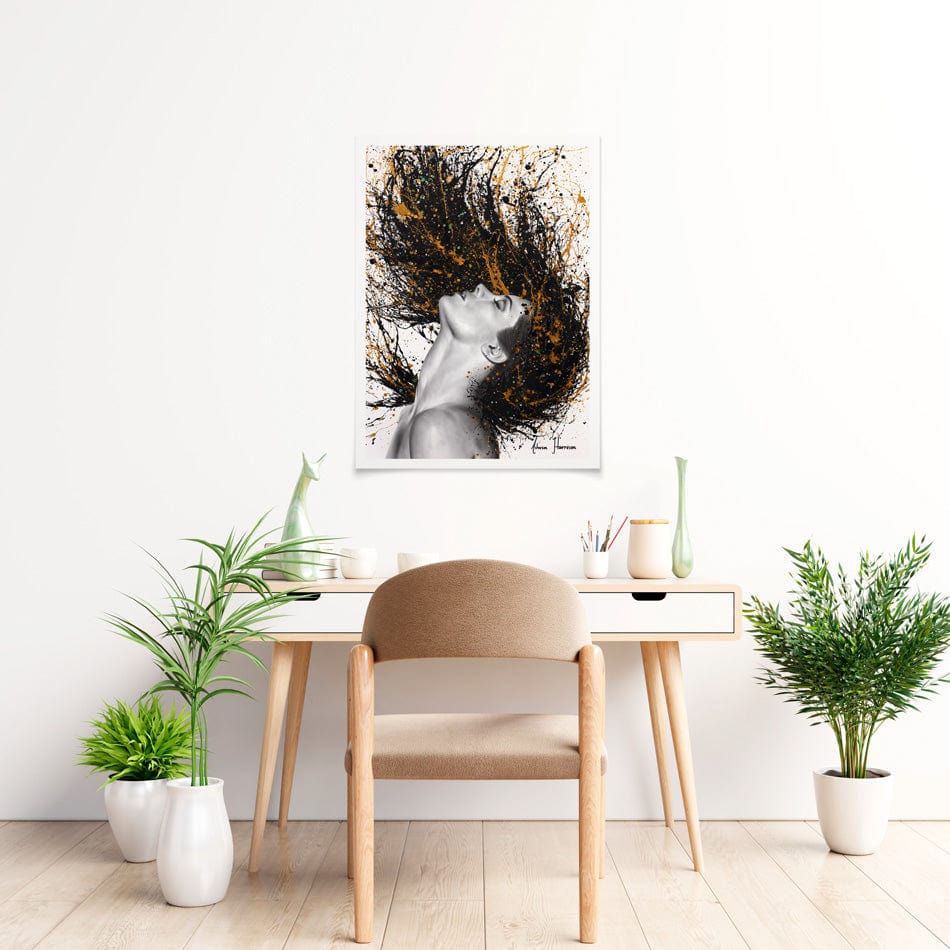 Golden Onyx Sensation Art Print wall art product Ashvin Harrison