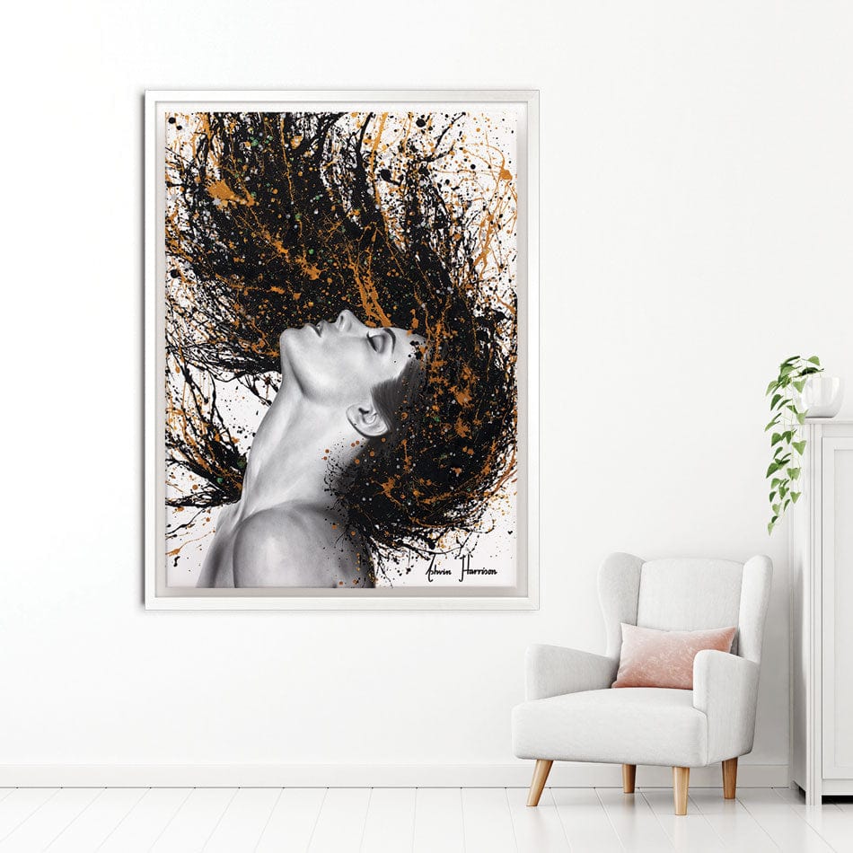 Golden Onyx Sensation Canvas Print wall art product Ashvin Harrison