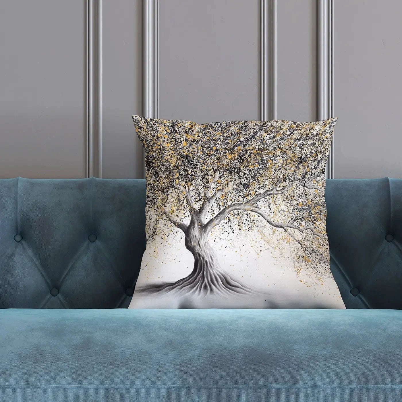 Golden Onyx Tree Cushion Golden Onyx Tree Cushion wall art product Ashvin Harrison