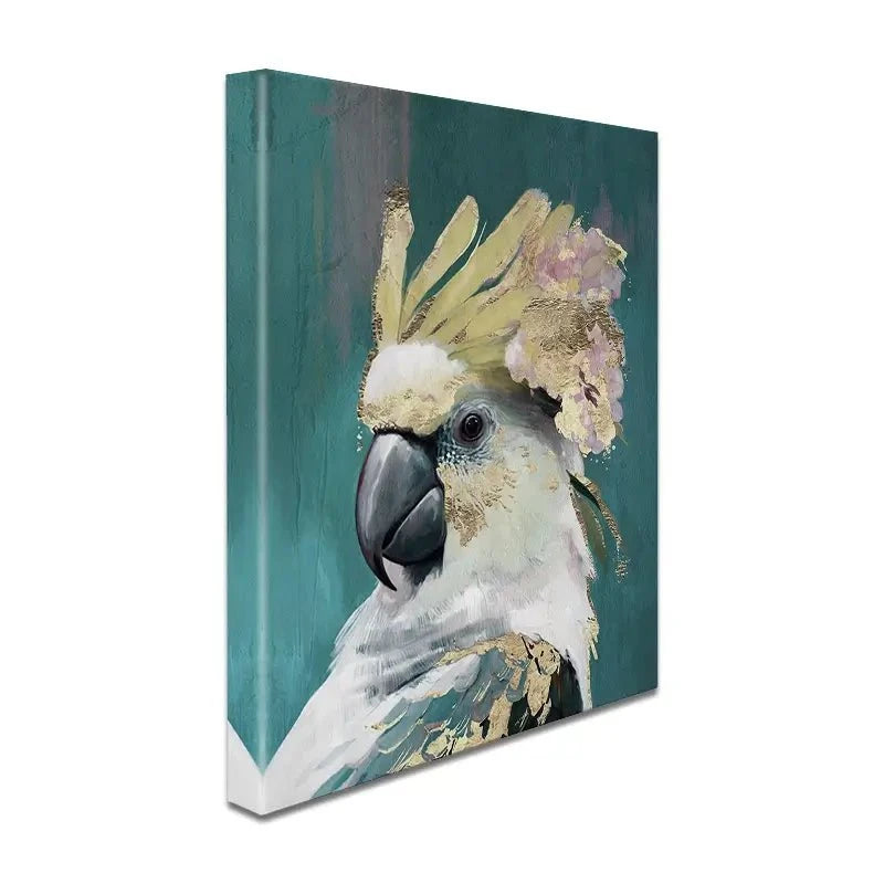 Golden Parrot Canvas Print Golden Parrot Canvas Print wall art product Svetlana Aleynikova