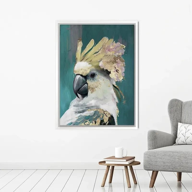 Golden Parrot Canvas Print Golden Parrot Canvas Print wall art product Svetlana Aleynikova