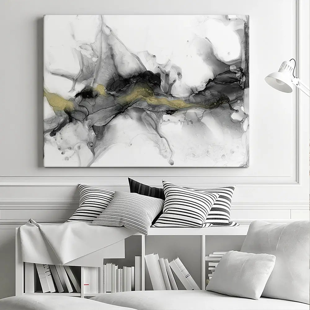 Golden Precipice Canvas Print Golden Precipice Canvas Print wall art product Jennifer Goldberger