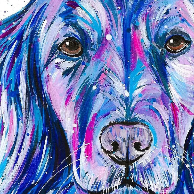 Golden Retriever Art Print Golden Retriever Art Print wall art product Emma LC Art
