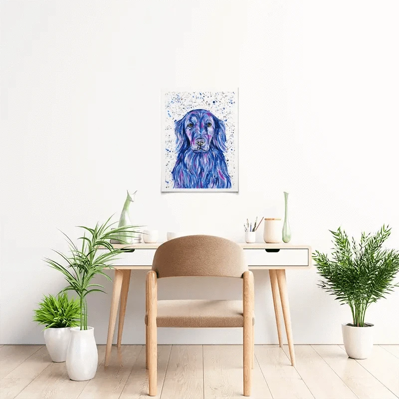 Golden Retriever Art Print Golden Retriever Art Print wall art product Emma LC Art