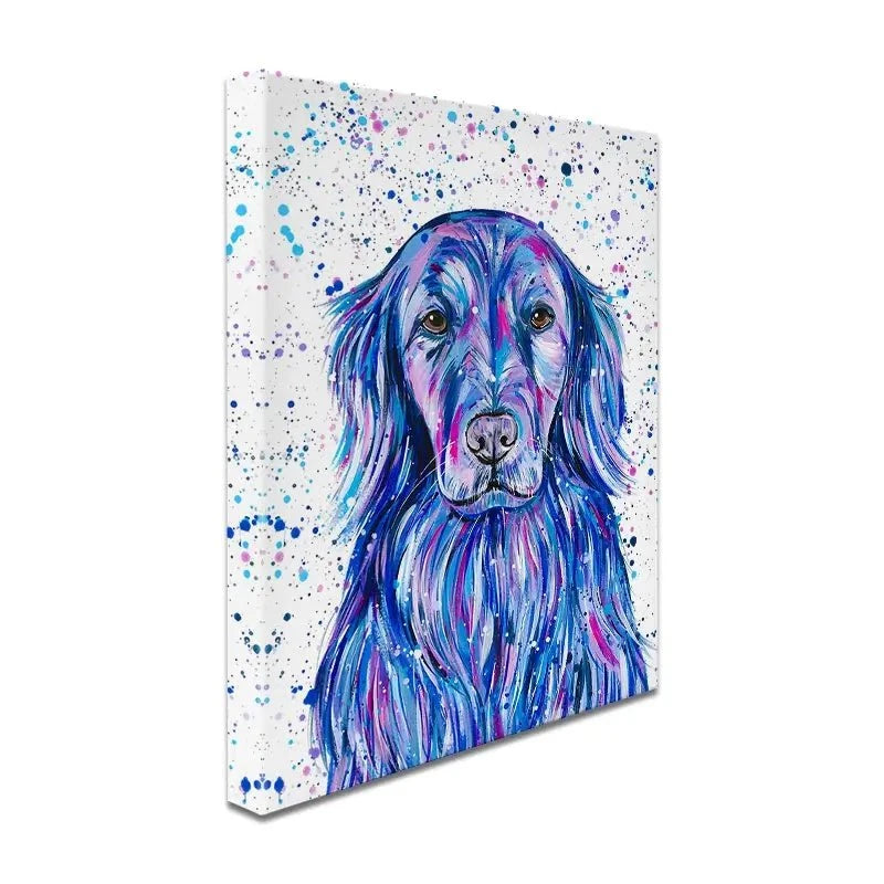 Golden Retriever Canvas Print Golden Retriever Canvas Print wall art product Emma LC Art