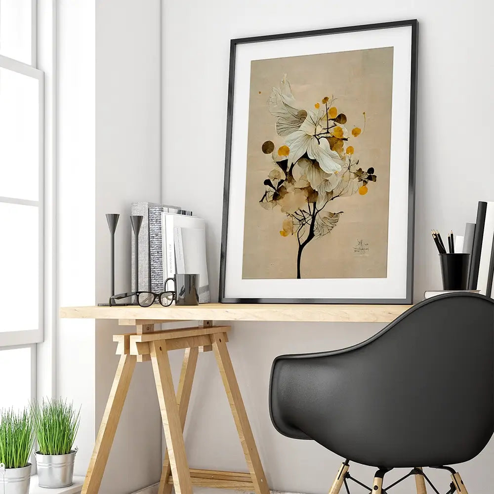 Golden Seed Framed Art Print Golden Seed Framed Art Print wall art product Treechild