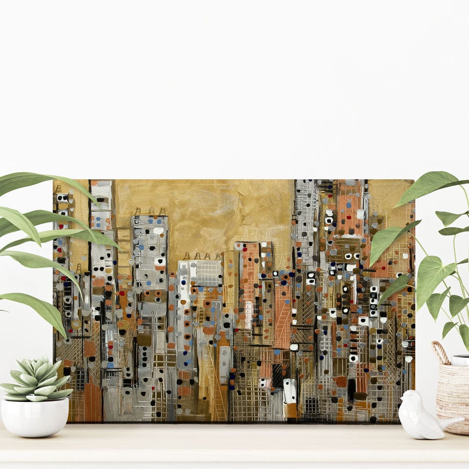 Golden Sky Canvas Print wall art product Ekaterina Ermilkina / Independent