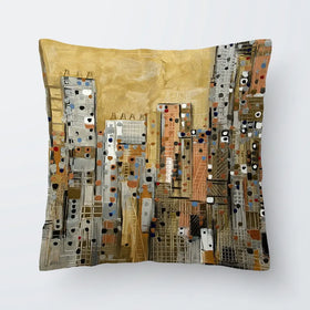 Golden Sky Cushion Golden Sky Cushion wall art product Art Print Shop