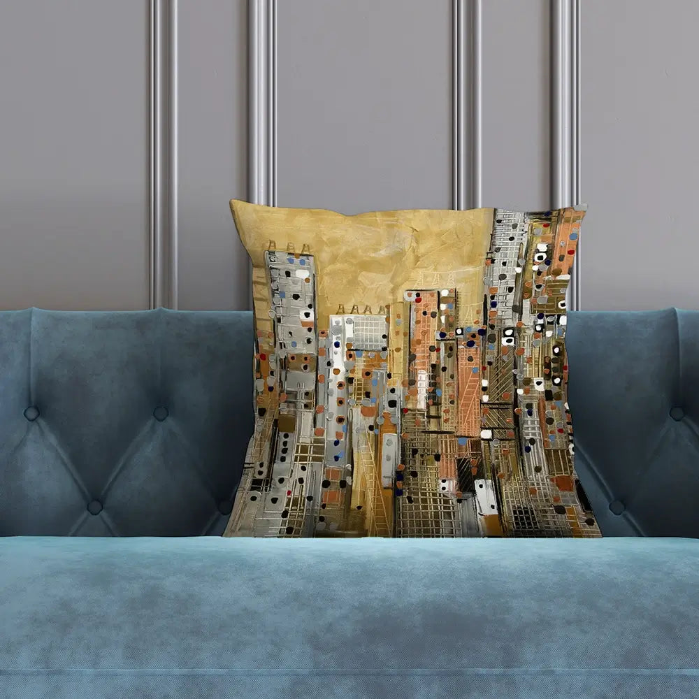 Golden Sky Cushion Golden Sky Cushion wall art product Art Print Shop