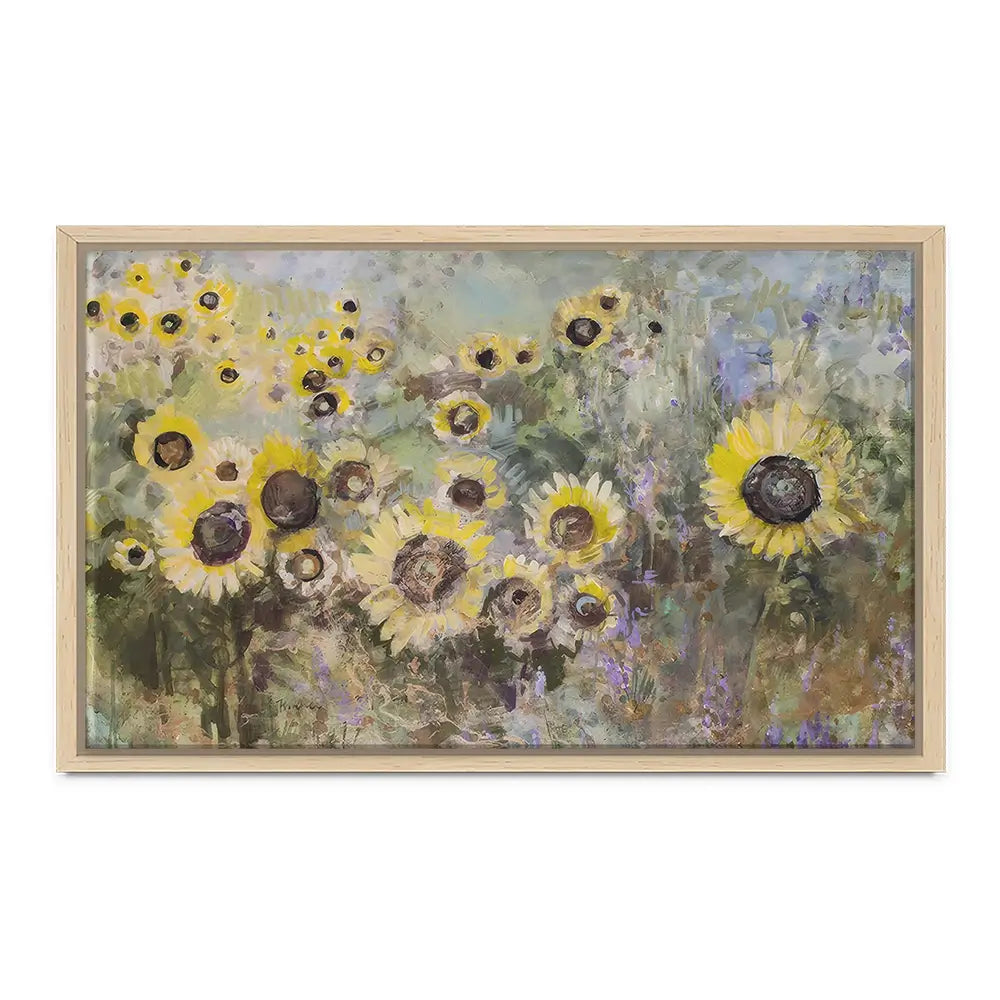 Golden Sunflowers Canvas Print Golden Sunflowers Canvas Print wall art product Tiffani Taylor - Independent