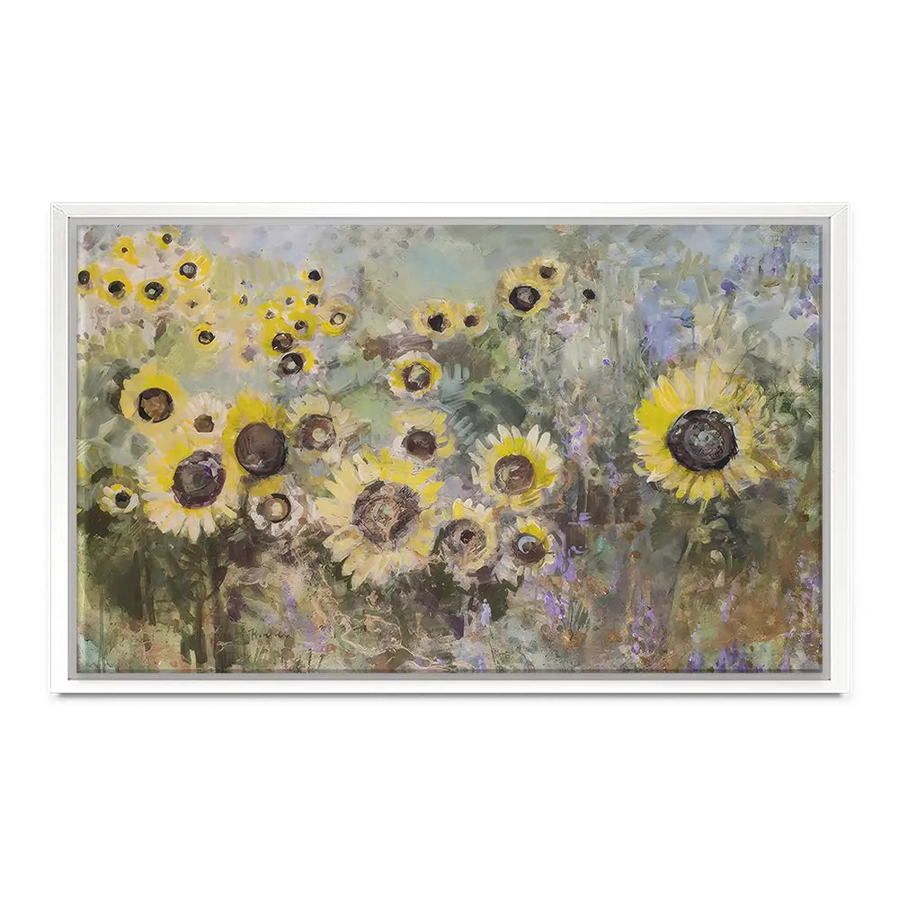 Golden Sunflowers Canvas Print Golden Sunflowers Canvas Print wall art product Tiffani Taylor - Independent