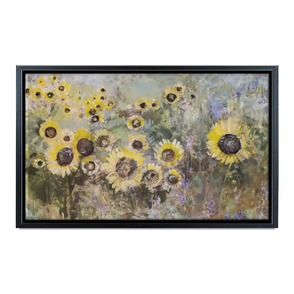 Golden Sunflowers Canvas Print Golden Sunflowers Canvas Print wall art product Tiffani Taylor - Independent