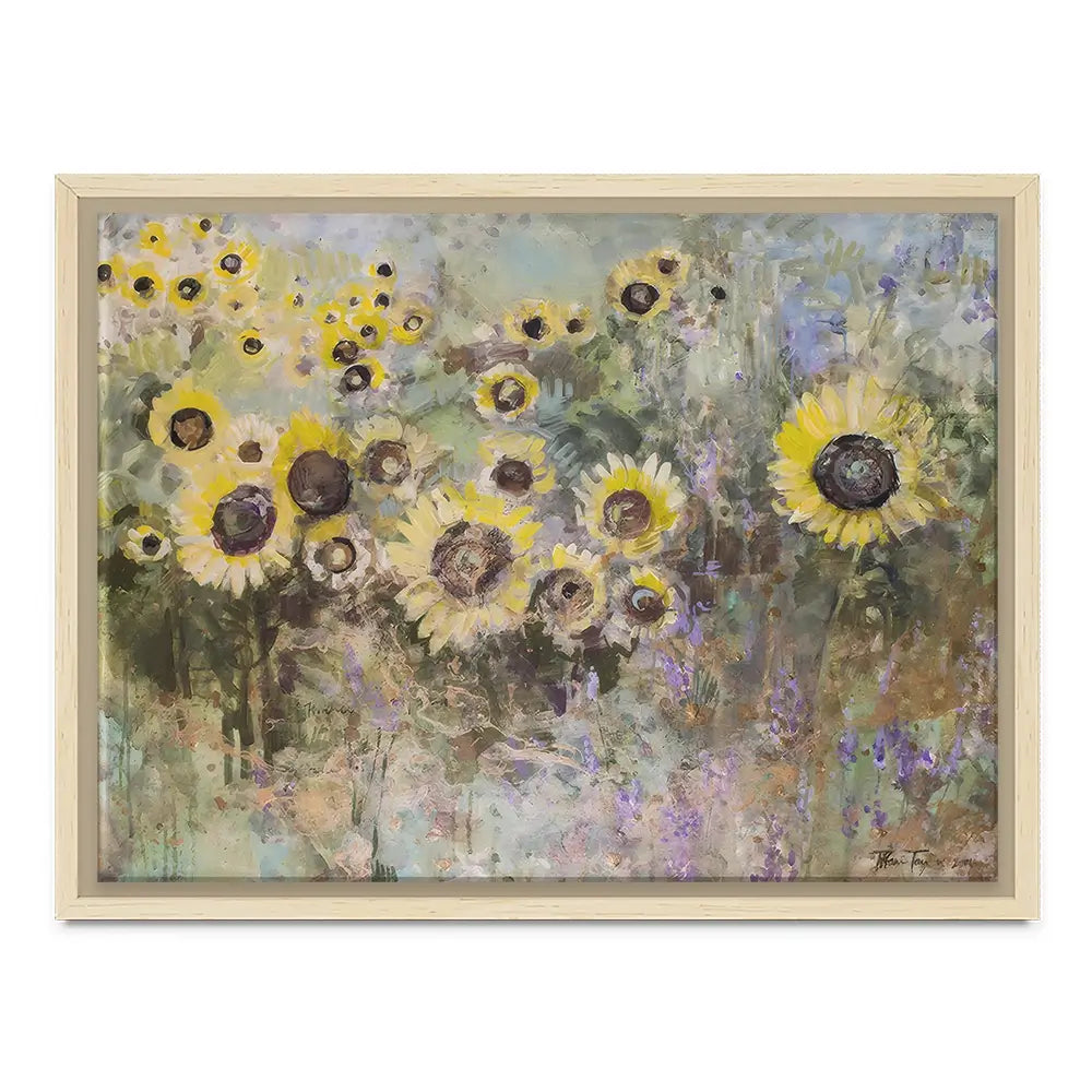 Golden Sunflowers Canvas Print Golden Sunflowers Canvas Print wall art product Tiffani Taylor - Independent