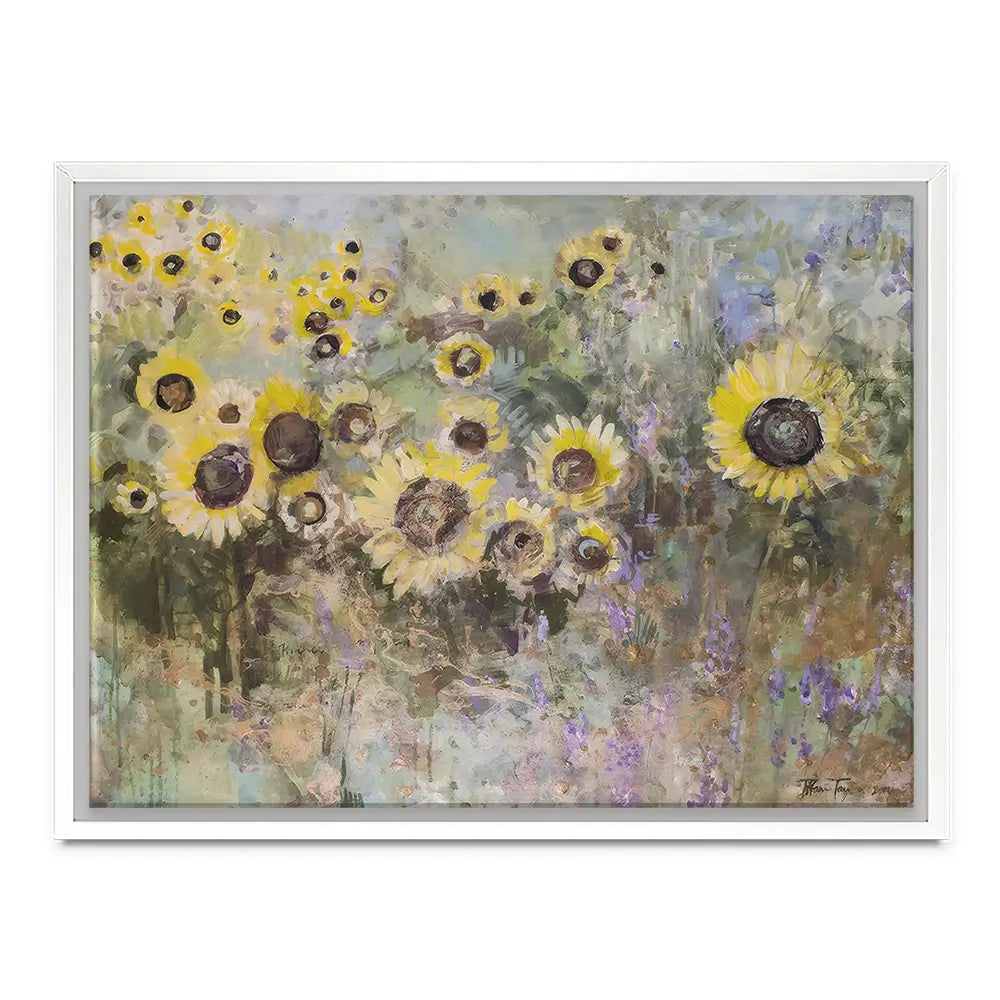 Golden Sunflowers Canvas Print Golden Sunflowers Canvas Print wall art product Tiffani Taylor - Independent