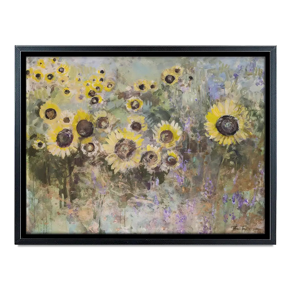 Golden Sunflowers Canvas Print Golden Sunflowers Canvas Print wall art product Tiffani Taylor - Independent