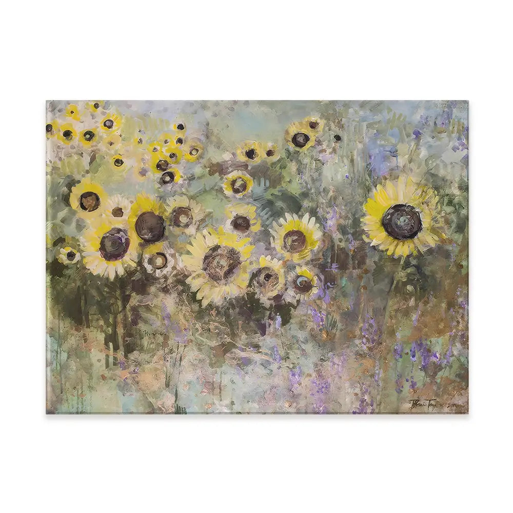 Golden Sunflowers Canvas Print Golden Sunflowers Canvas Print wall art product Tiffani Taylor - Independent