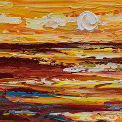 Golden Sunset Canvas Print wall art product Olga Tkachyk