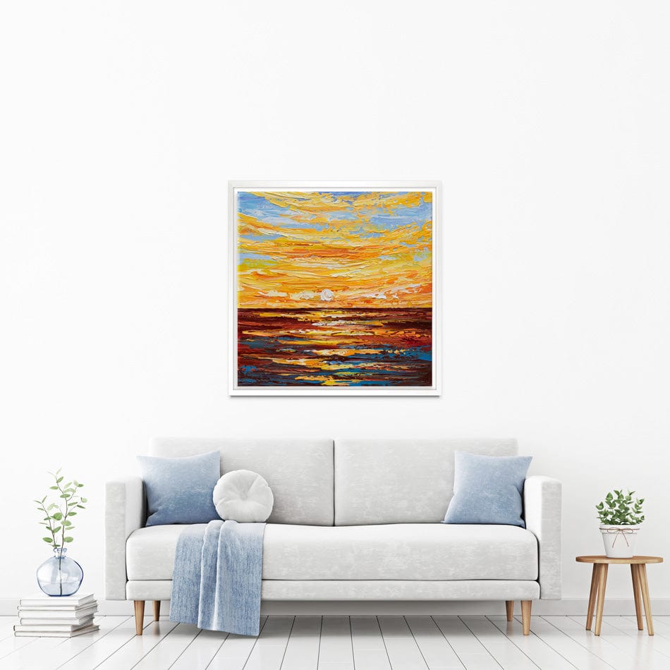 Golden Sunset Canvas Print wall art product Olga Tkachyk