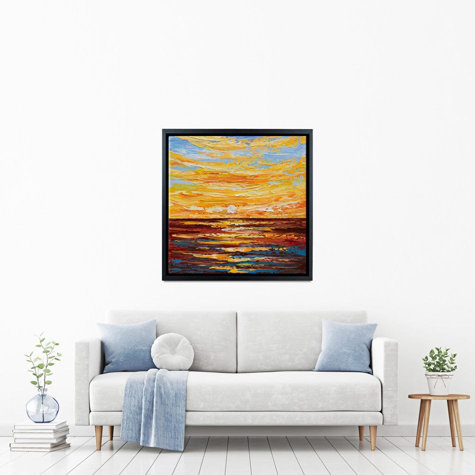 Golden Sunset Canvas Print wall art product Olga Tkachyk