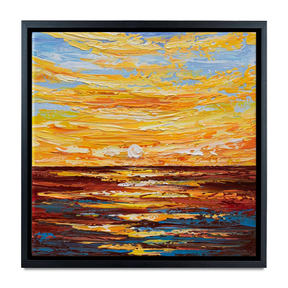 Golden Sunset Canvas Print wall art product Olga Tkachyk