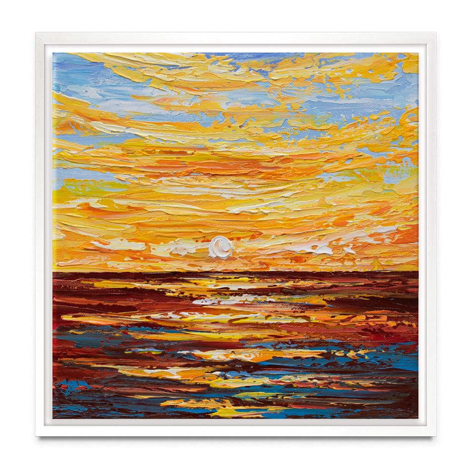 Golden Sunset Canvas Print wall art product Olga Tkachyk