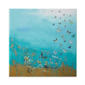 Golden Threads Canvas Print Golden Threads Canvas Print wall art product Laure Bury