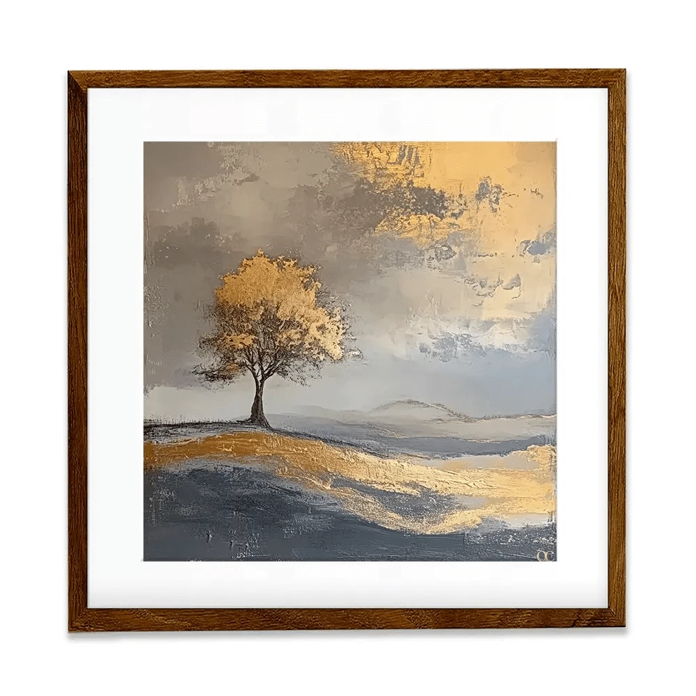 Golden Tree Framed Art Print Golden Tree Framed Art Print wall art product David Alexander Elder