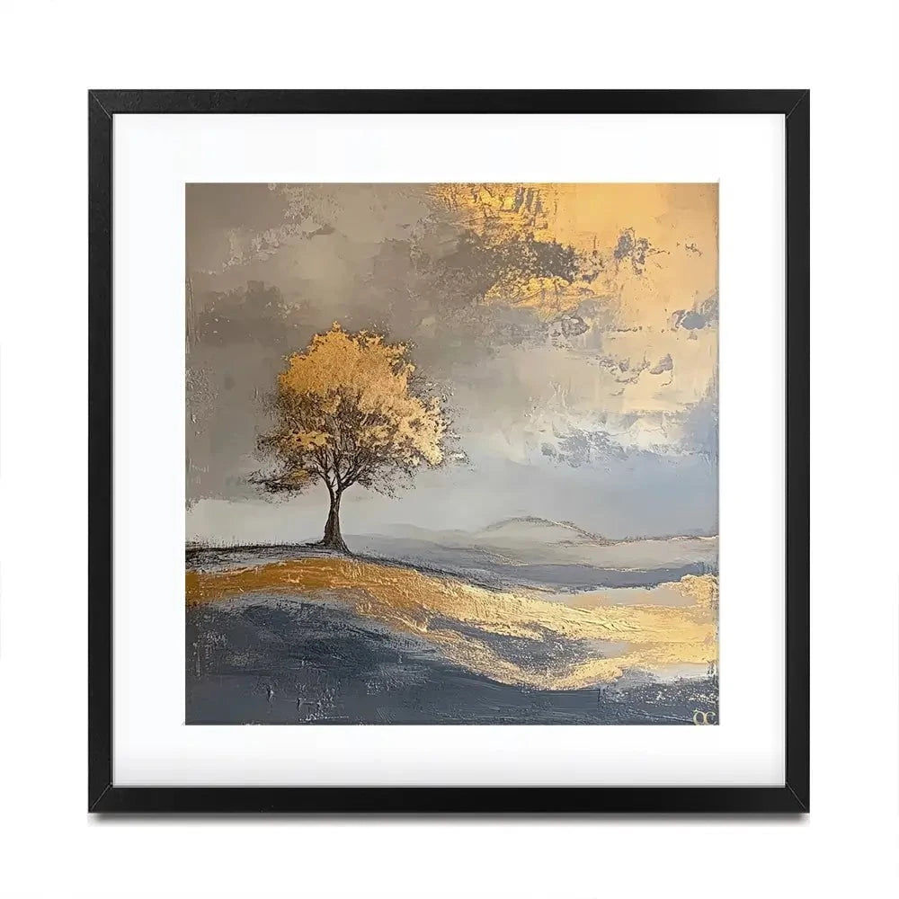 Golden Tree Framed Art Print Golden Tree Framed Art Print wall art product David Alexander Elder