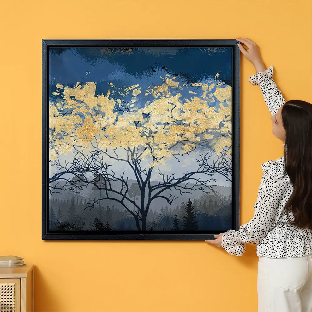 Golden Trees Oversized Canvas Print Golden Trees Oversized Canvas Print wall art product Art Print Shop