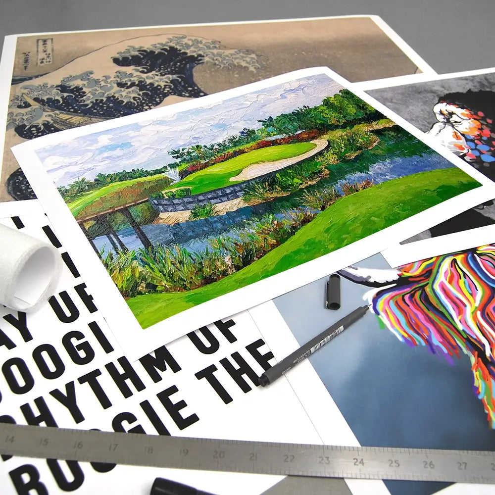 Golf Art Print Golf Art Print wall art product Olga Tkachyk
