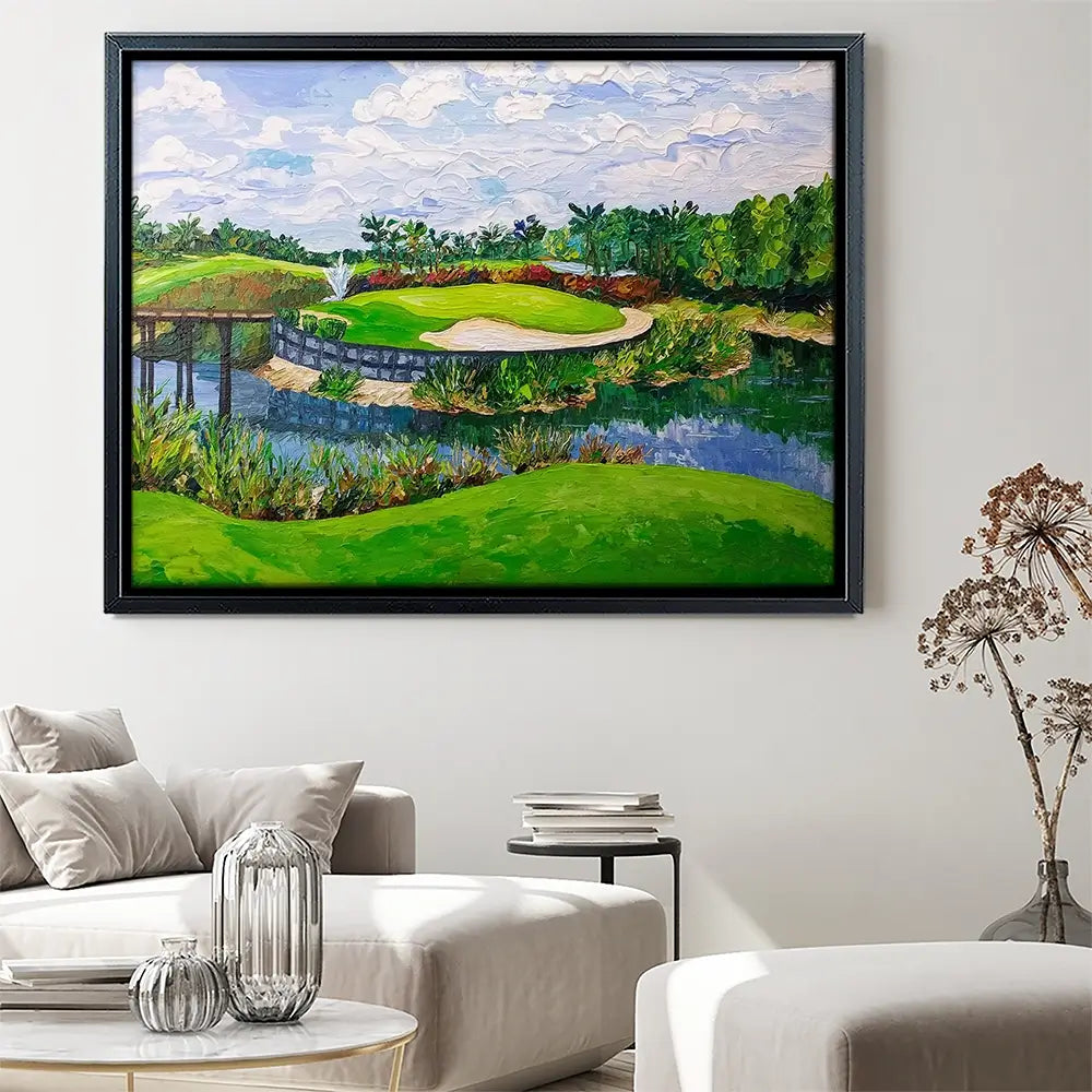 Golf Canvas Print Golf Canvas Print wall art product Olga Tkachyk