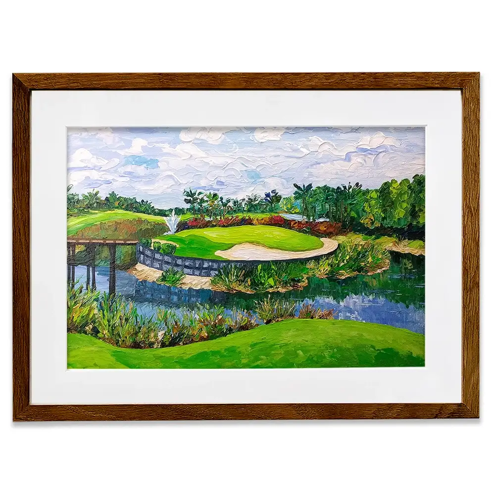 Golf Framed Art Print Golf Framed Art Print wall art product Olga Tkachyk