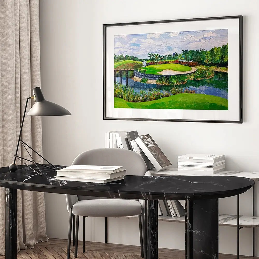 Golf Framed Art Print Golf Framed Art Print wall art product Olga Tkachyk