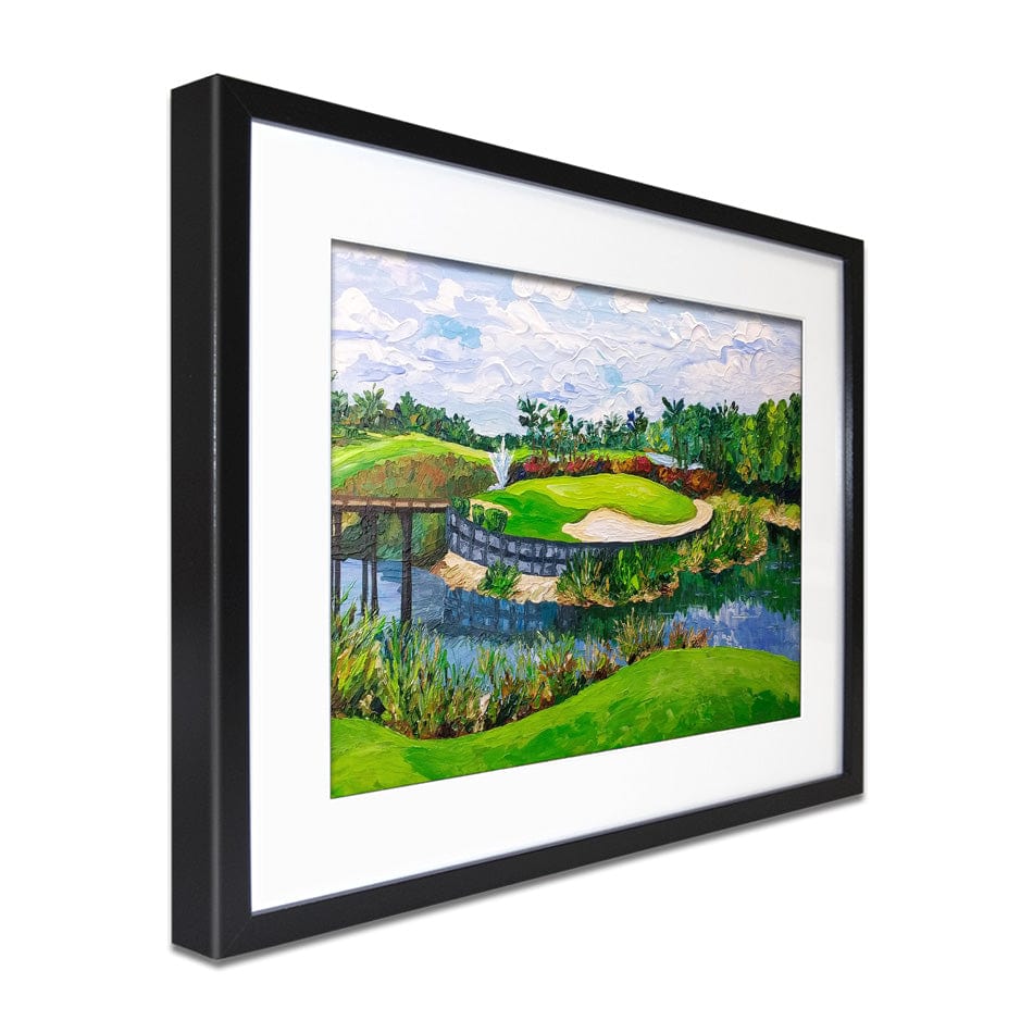 Golf Framed Art Print wall art product Olga Tkachyk