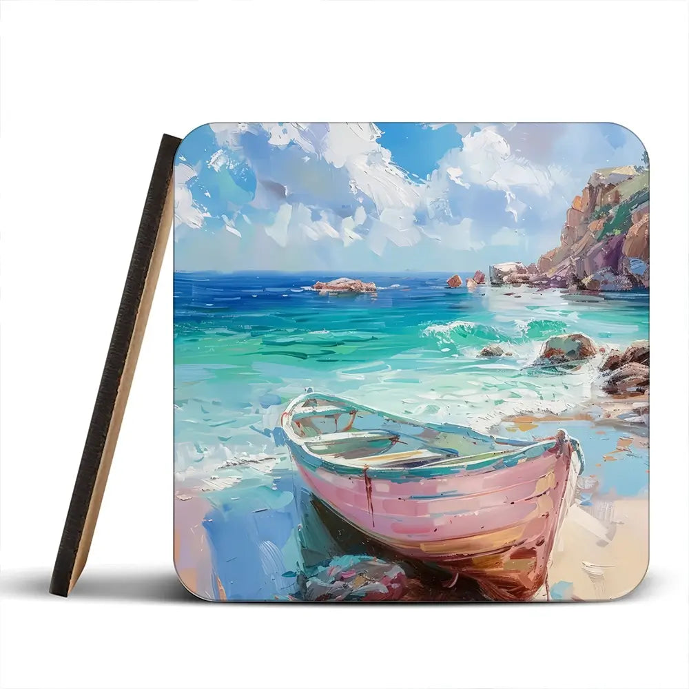 Gone Ashore Coaster Set Gone Ashore Coaster Set wall art product Art Print Shop