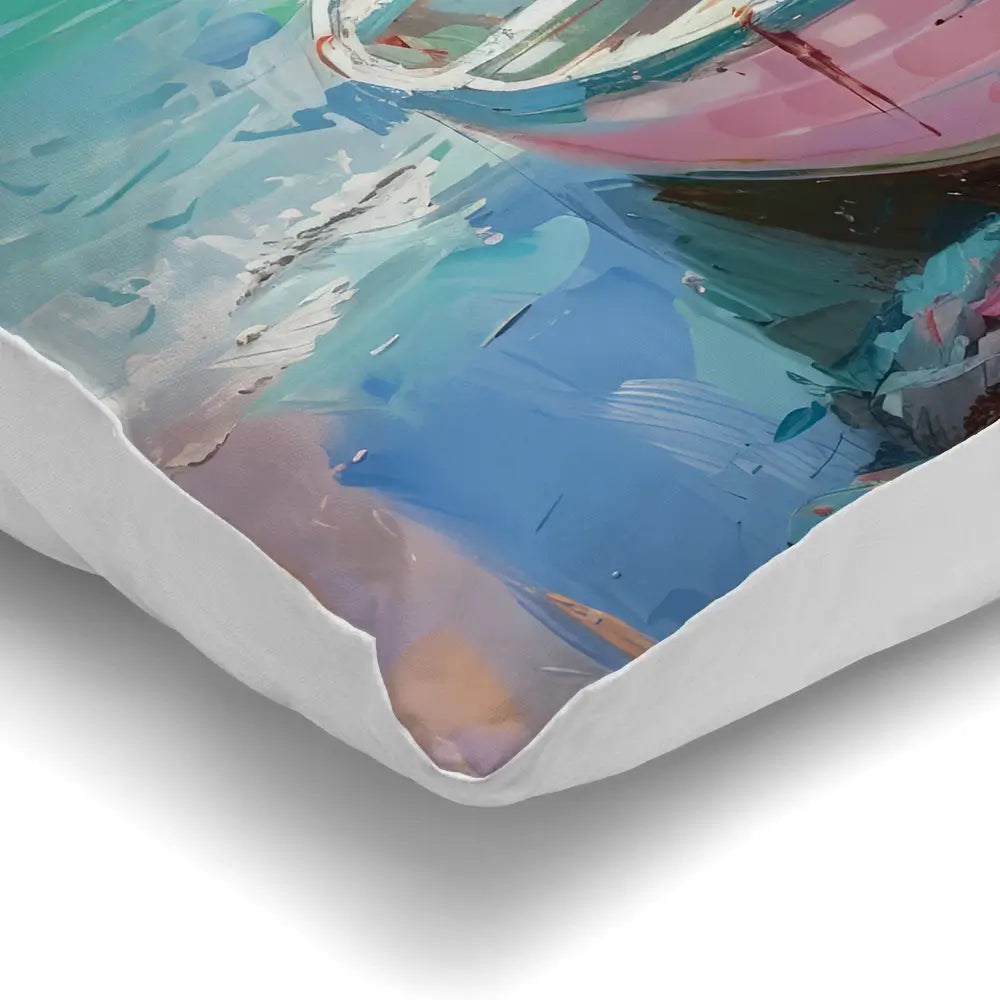 Gone Ashore Cushion Gone Ashore Cushion wall art product Art Print Shop