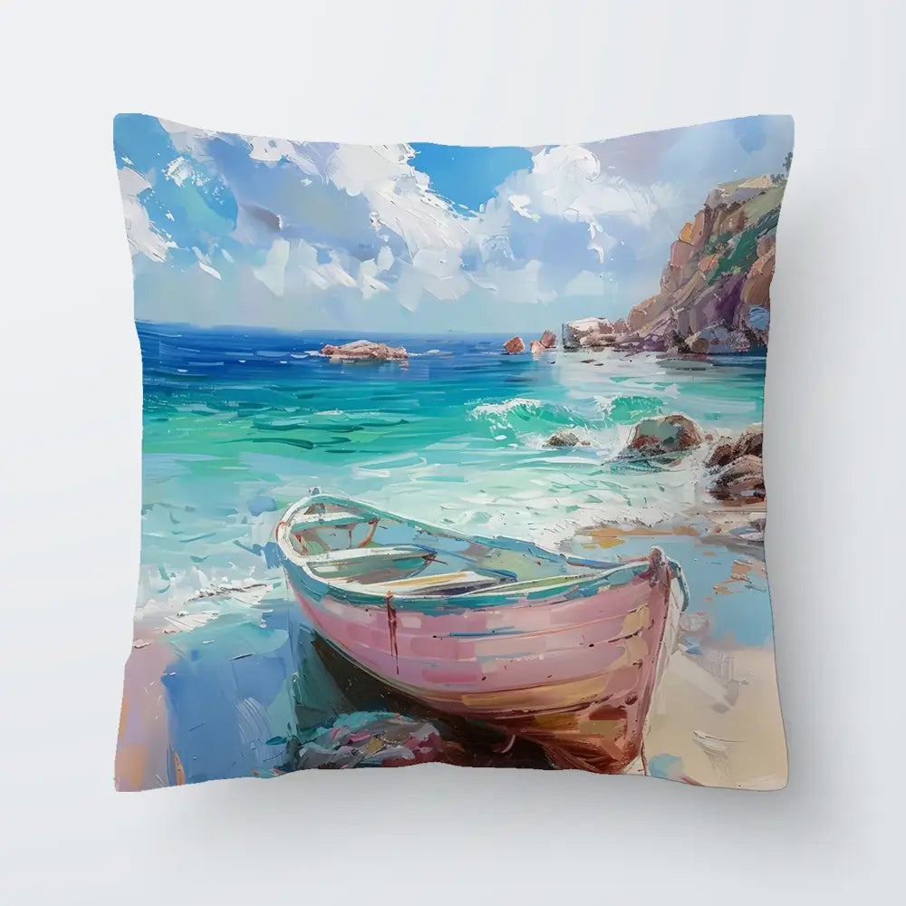 Gone Ashore Cushion Gone Ashore Cushion wall art product Art Print Shop