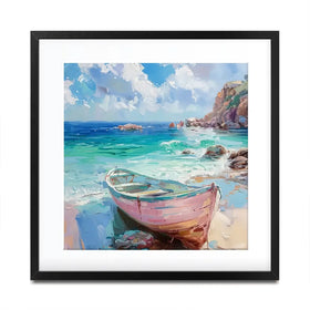 Gone Ashore Square Framed Art Print Gone Ashore Square Framed Art Print wall art product Art Print Shop