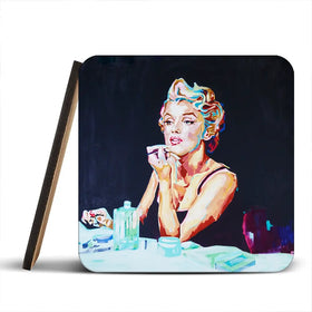 Goodbye Norma Jean Coaster Set Goodbye Norma Jean Coaster Set wall art product Juliet Stockton