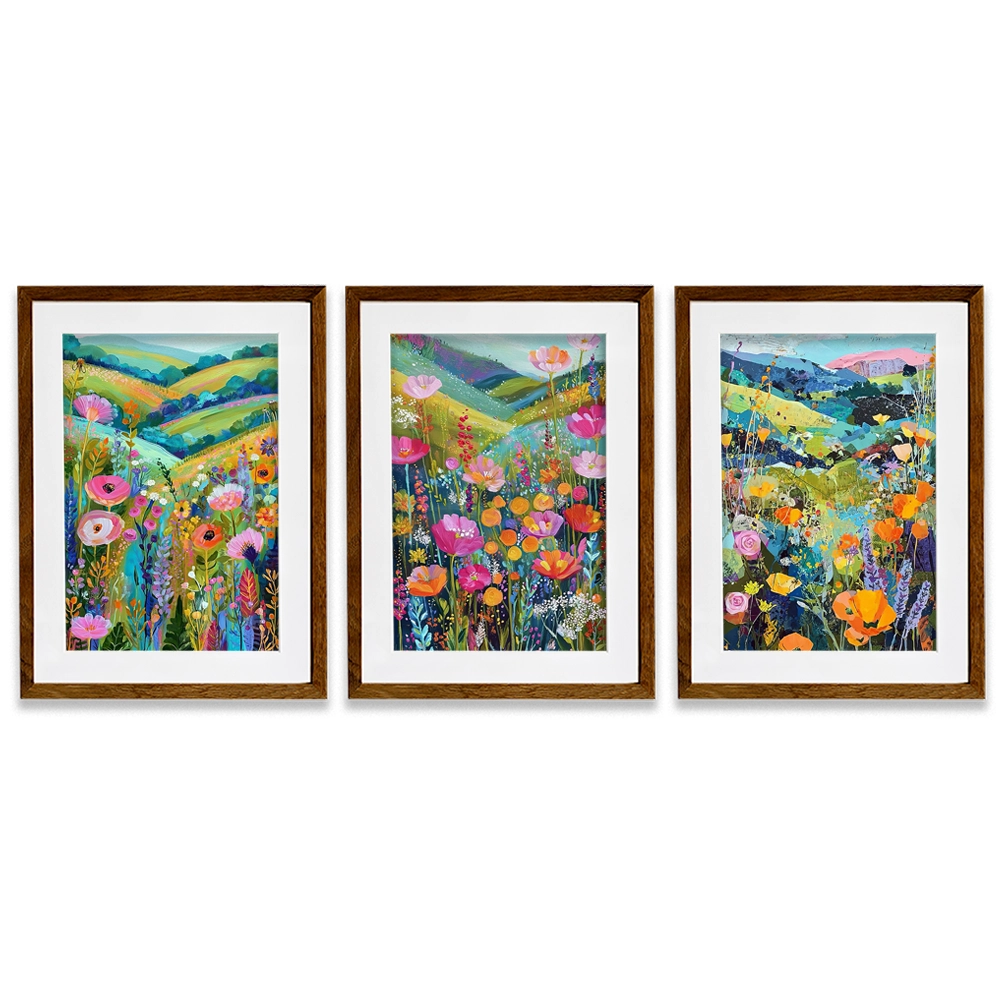 Gorgeous Meadow Framed Art Print Trio Gorgeous Meadow Framed Art Print Trio wall art product David Alexander Elder