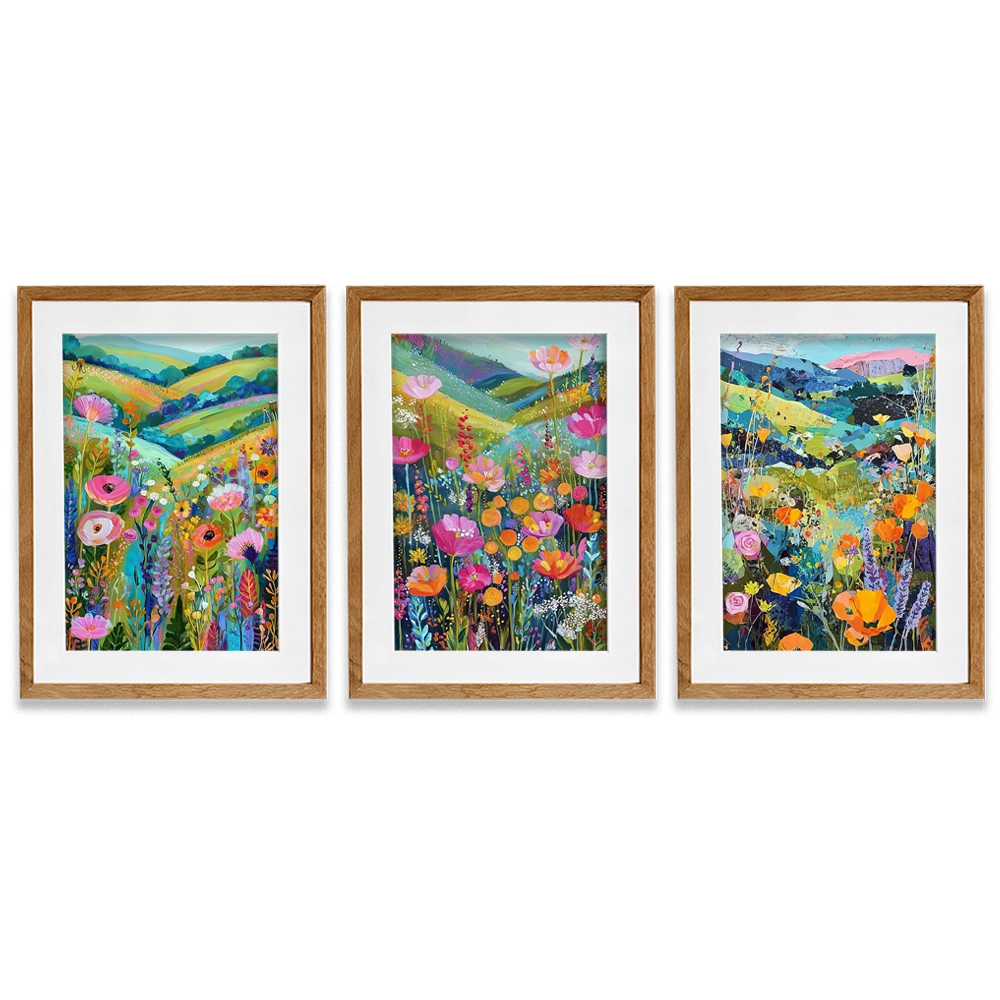 Gorgeous Meadow Framed Art Print Trio Gorgeous Meadow Framed Art Print Trio wall art product David Alexander Elder