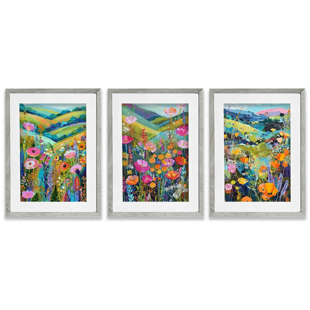 Gorgeous Meadow Framed Art Print Trio Gorgeous Meadow Framed Art Print Trio wall art product David Alexander Elder