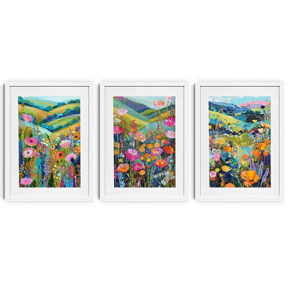 Gorgeous Meadow Framed Art Print Trio Gorgeous Meadow Framed Art Print Trio wall art product David Alexander Elder