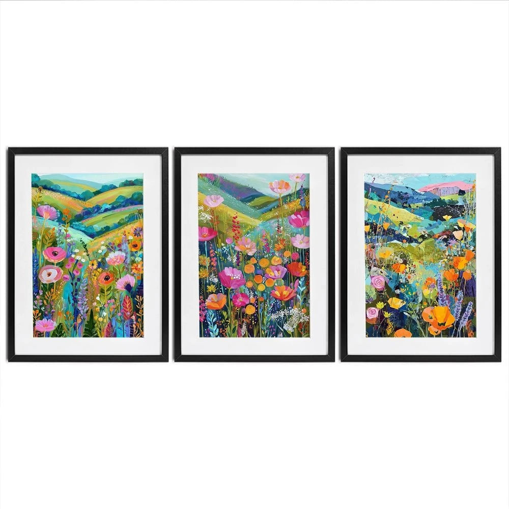 Gorgeous Meadow Framed Art Print Trio Gorgeous Meadow Framed Art Print Trio wall art product David Alexander Elder