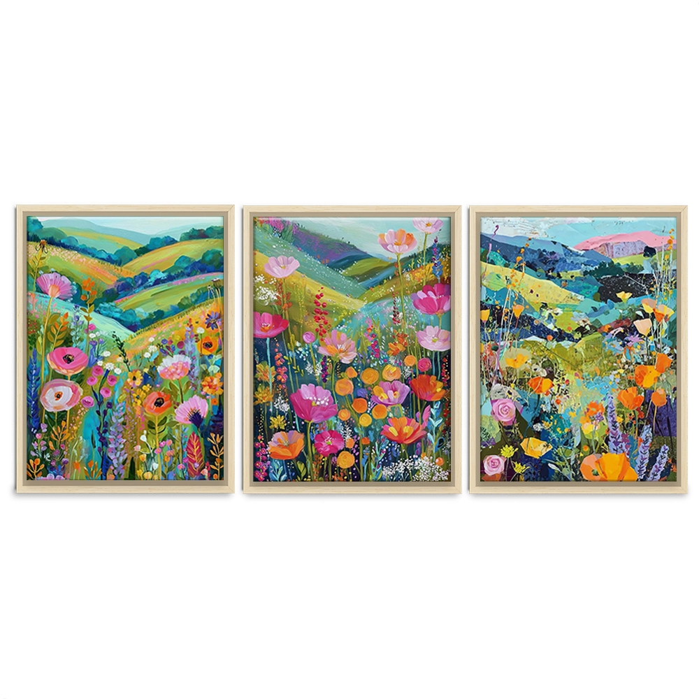 Gorgeous Meadow Trio Canvas Print Gorgeous Meadow Trio Canvas Print wall art product David Alexander Elder