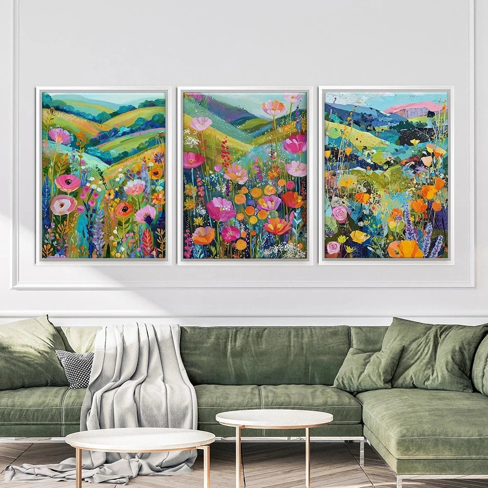 Gorgeous Meadow Trio Canvas Print Gorgeous Meadow Trio Canvas Print wall art product David Alexander Elder