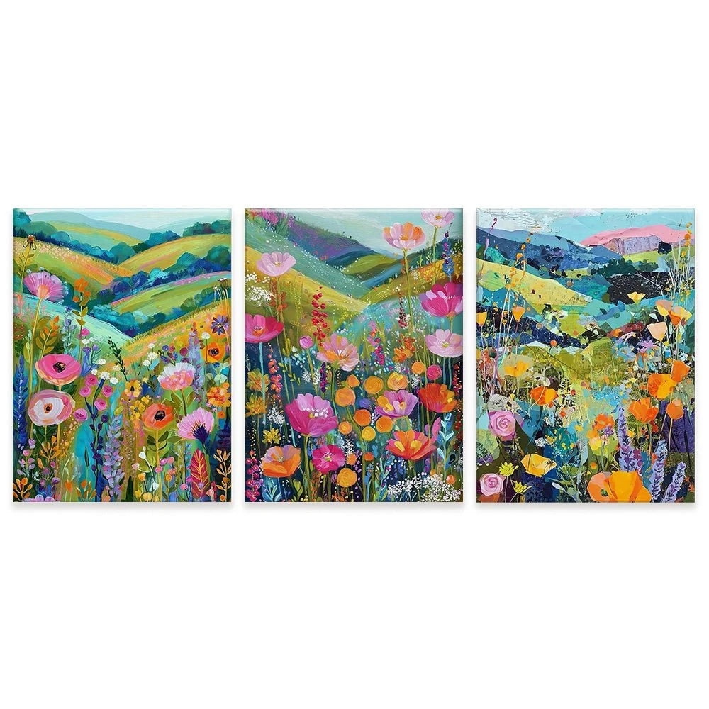Gorgeous Meadow Trio Canvas Print Gorgeous Meadow Trio Canvas Print wall art product David Alexander Elder