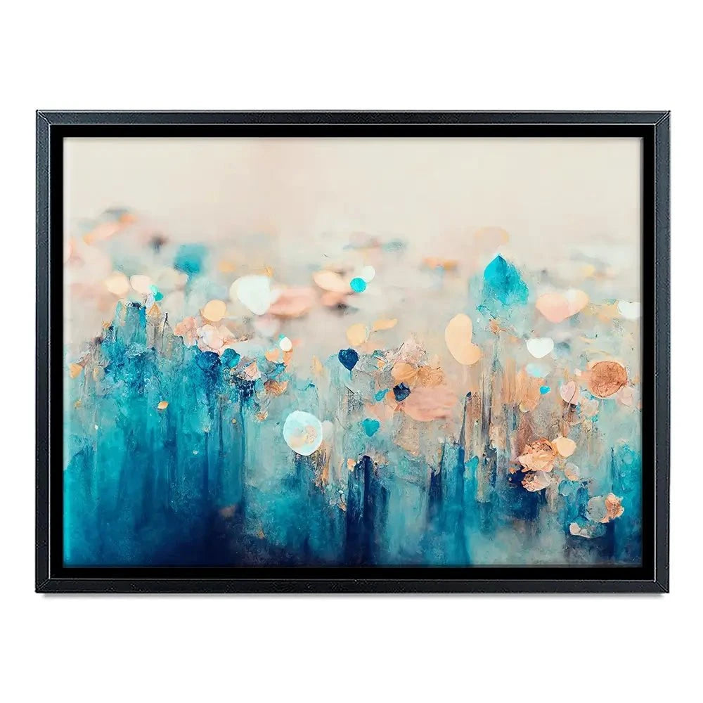 Gradient Blue Canvas Print Gradient Blue Canvas Print wall art product Treechild